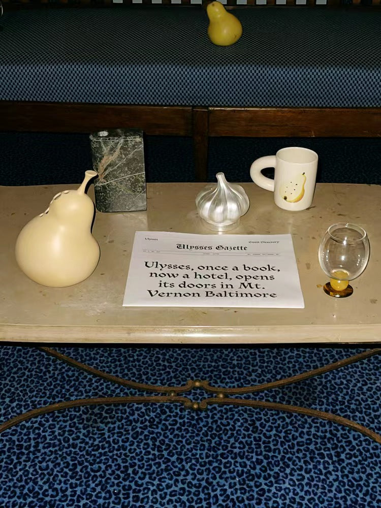 Halved Pear Macaroni Mug