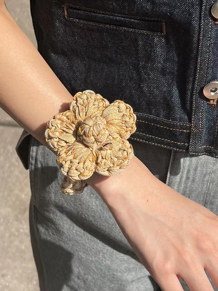 Crochet Flower Hair Ties - TRLab Shop