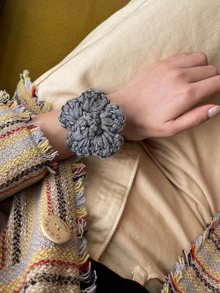 Crochet Flower Hair Ties - TRLab Shop