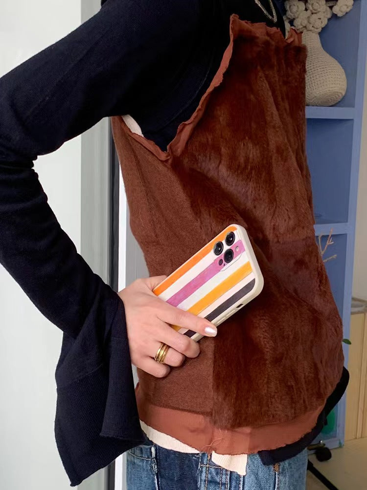 Pink & Orange Stripes Phone Case - TRLab Shop