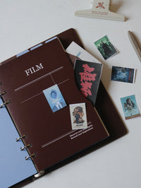 Book Journal & Film Journal A5 Flex Refillable Notebook