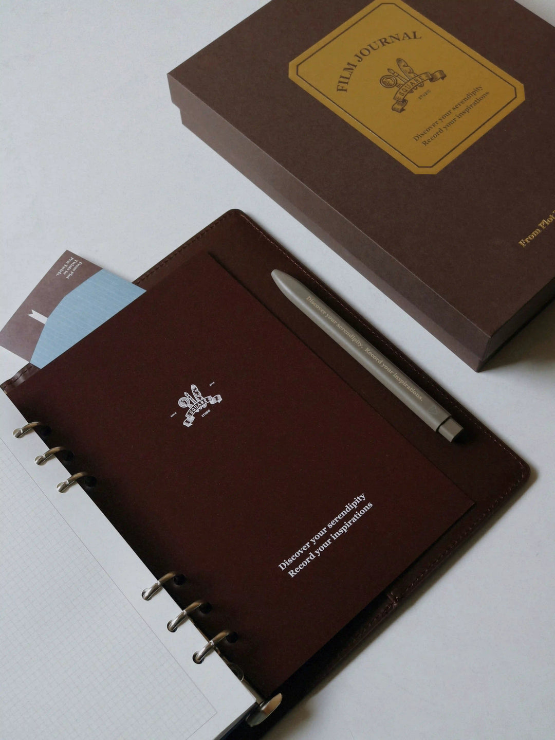Book Journal & Film Journal A5 Flex Refillable Notebook