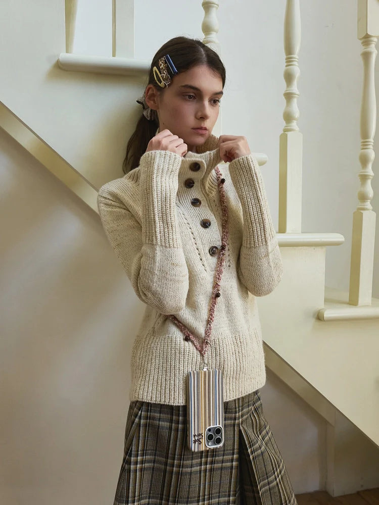 Colorful Pom & Braid Phone Strap