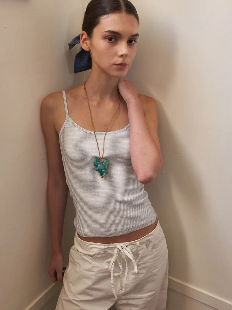 Hand-Painted Animal Ceramic Necklace - TRLab Shop