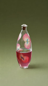 Spring Peach Glass Cold Brew Bottle