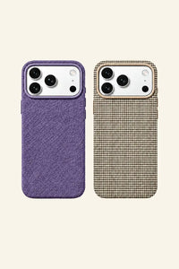 Houndstooth Woven Magnetic iPhone Case
