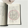 Translucent fruit-shaped acrylic bookmark with colorful fruit illustrations, ideal for marking pages in books.