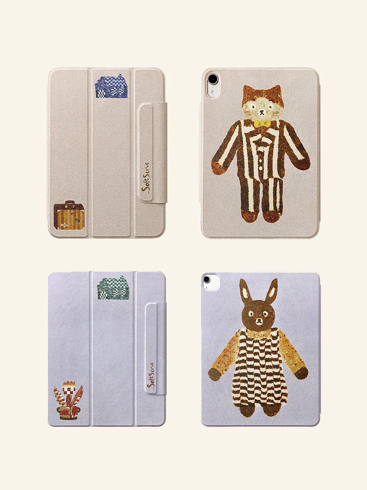 Animal Pals Fabric iPad Case x chunmei - TRLab Shop