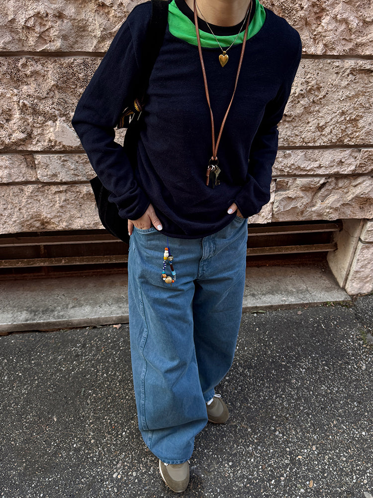 Happy Puppy Beaded Phone Charm