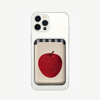Black Cat & Apple MagSafe Card Holder