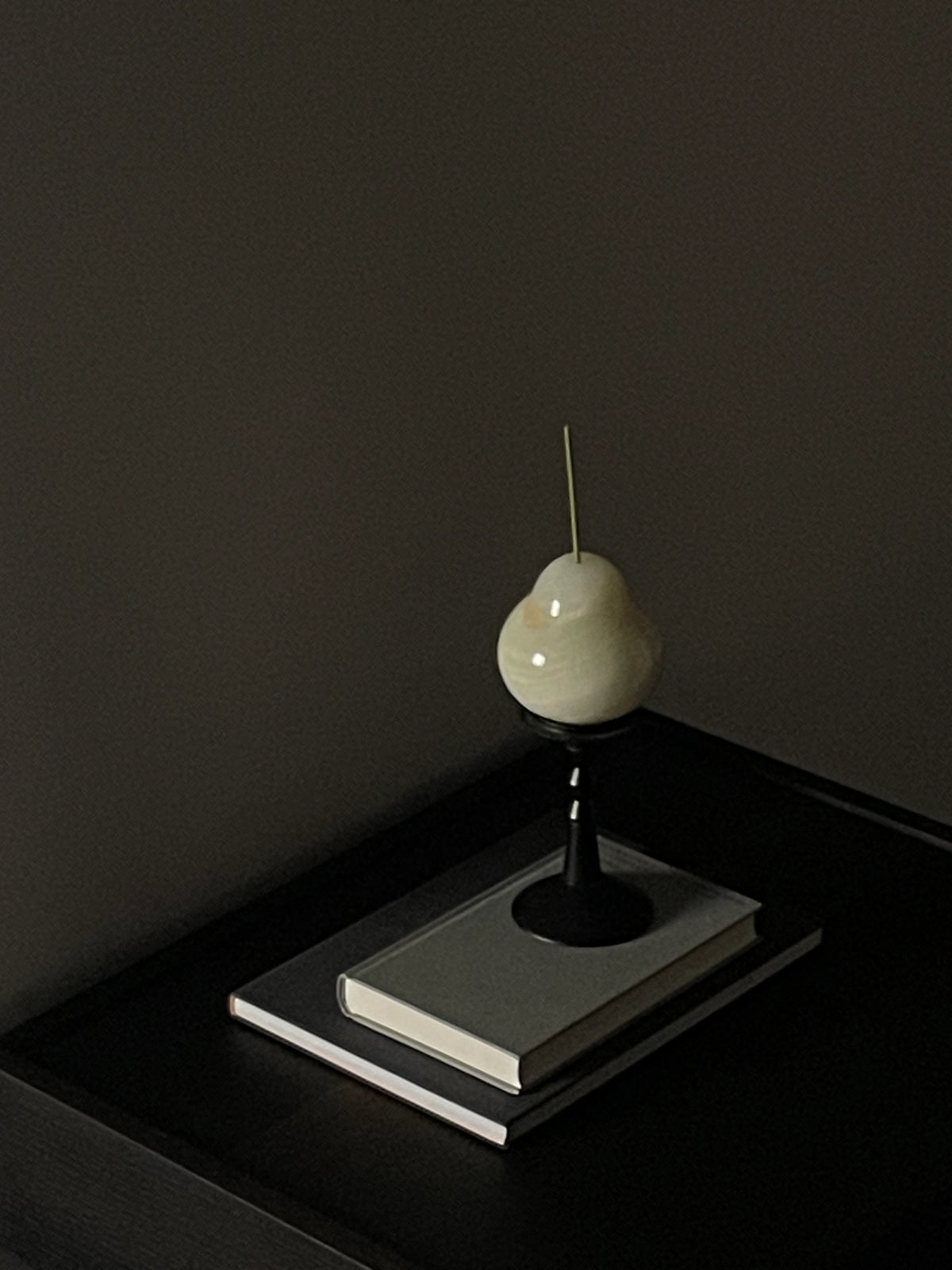 Natural Jade Pear Incense Holder Gift Set - TRLab Shop