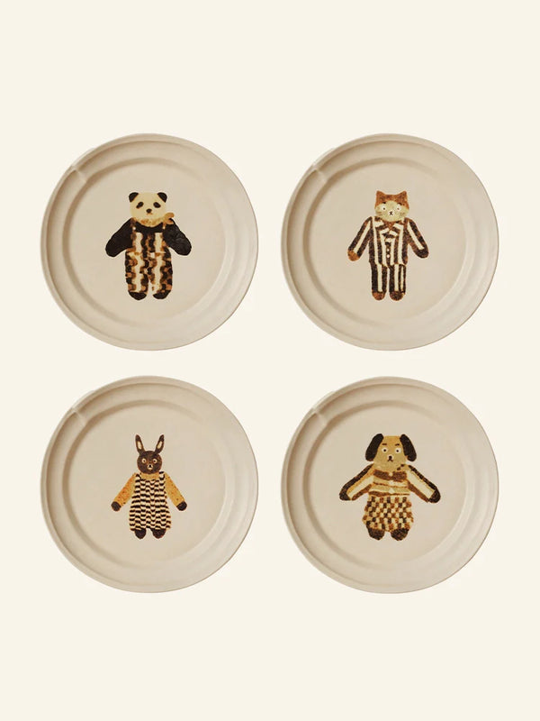 Animal Friends Ceramic Plate - TRLab Shop