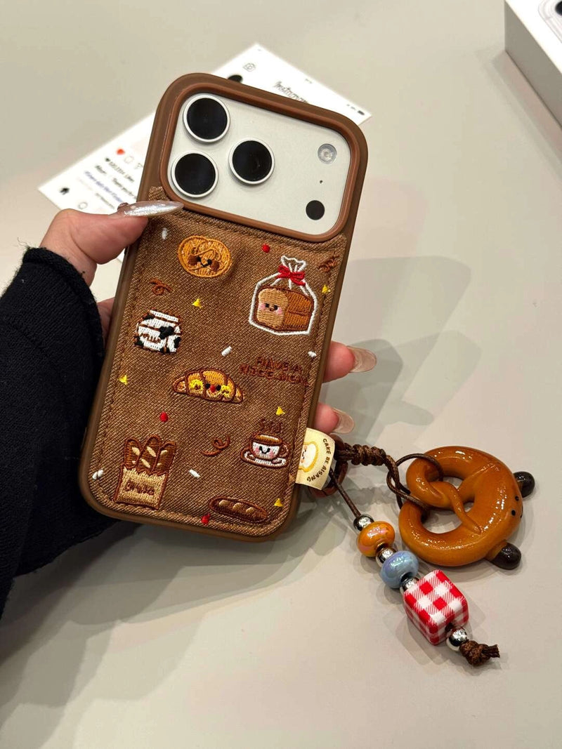 Childhood Paradise Embroidered Phone Case - TRLab Shop