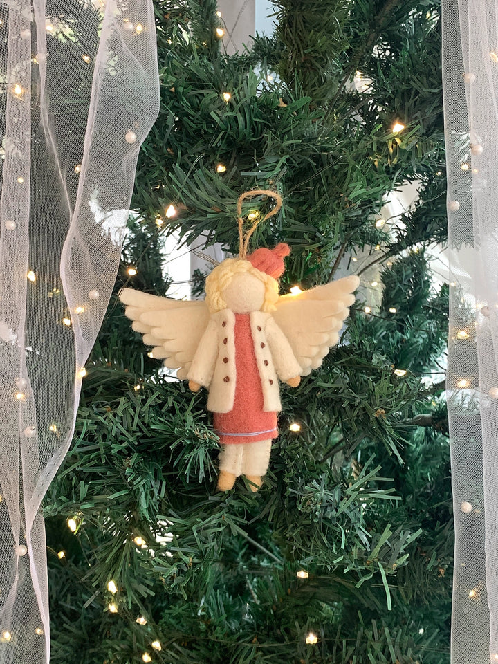 Felted Book-Bound Angel Charm - TRLab Shop