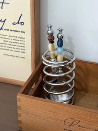 Monet Oil Paintings Beads Stainless Steel Spoon & Fork