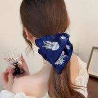 Deep-Sea Alabaster Wavy Hem Scrunchie - TRLab Shop