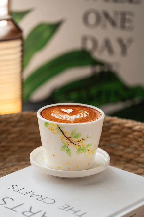 Osmanthus & Persimmons Ceramic Tumbler