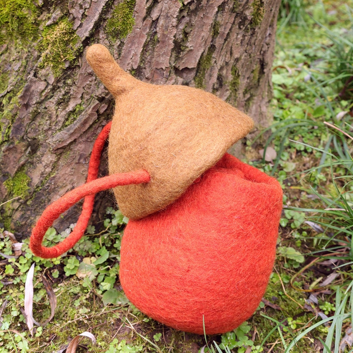 Felted Harvest Nut Hangbag