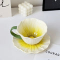 Floral Ceramic Cup & Saucer Set - TRLab Shop