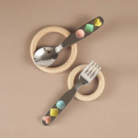 Jelly Jade Stainless Steel Spoon & Fork - TRLab Shop