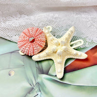 Starfish & Sea Urchin Hair Clip