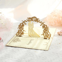 3D Pop Up Paper Art Wedding Invitation