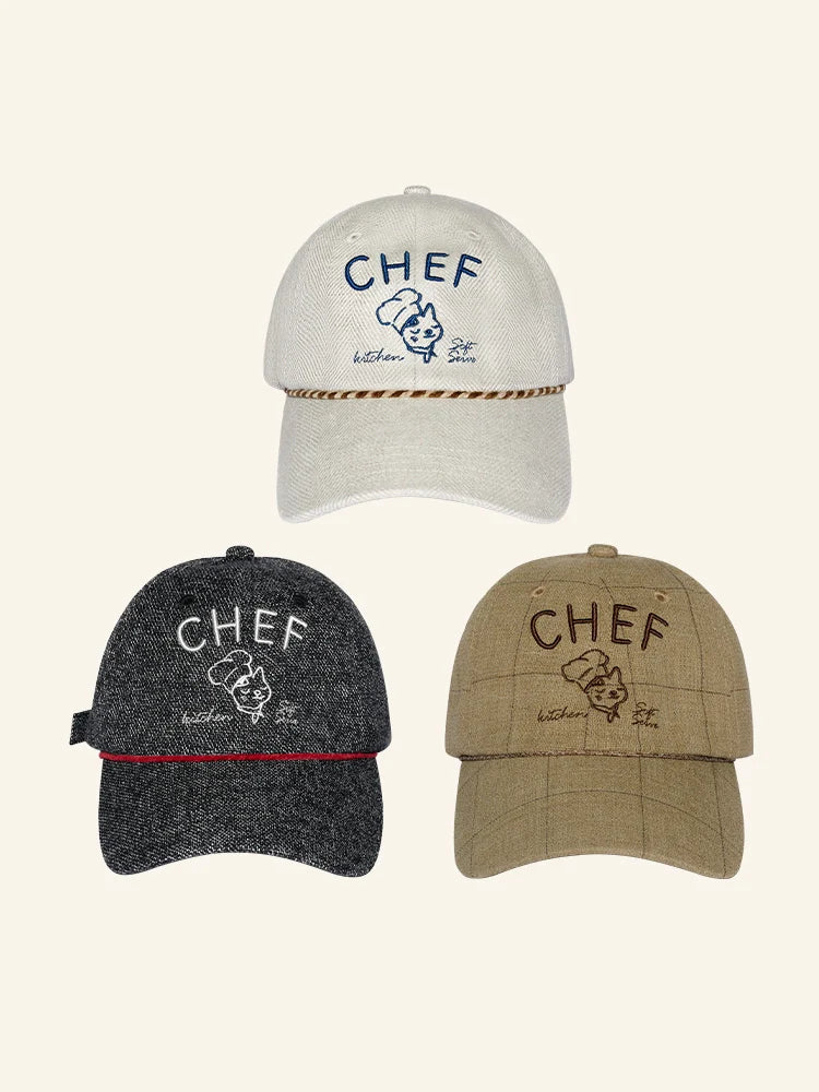 Black Cat Chef Cozy Baseball Cap - TRLab Shop