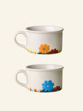 Hand-Painted Floral Mug & Plate Set - TRLab Shop