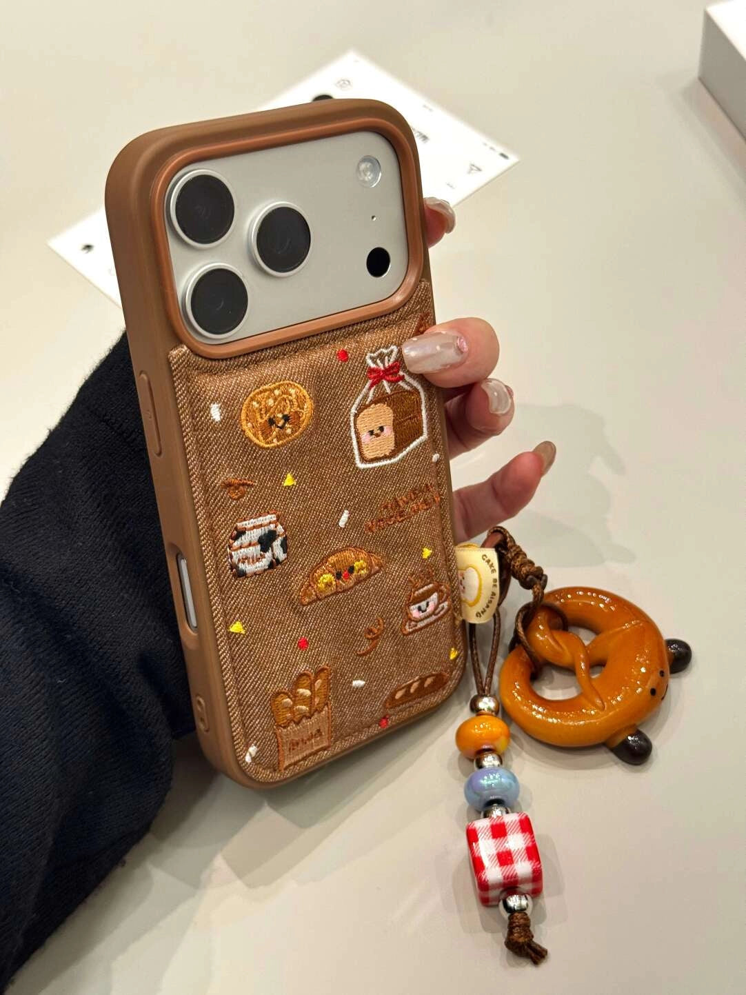 Childhood Paradise Embroidered Phone Case - TRLab Shop
