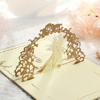 3D Pop Up Paper Art Wedding Invitation