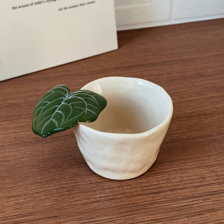 Ceramic Leaf Handle Cup - TRLab Shop