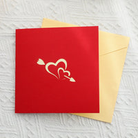 Cupid's Love 3D Pop Up Paper Art Greeting Card