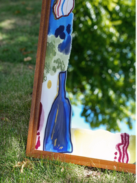 Reflected Bloom Mirror Wall Art