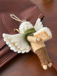 Felted Book-Bound Angel Charm - TRLab Shop