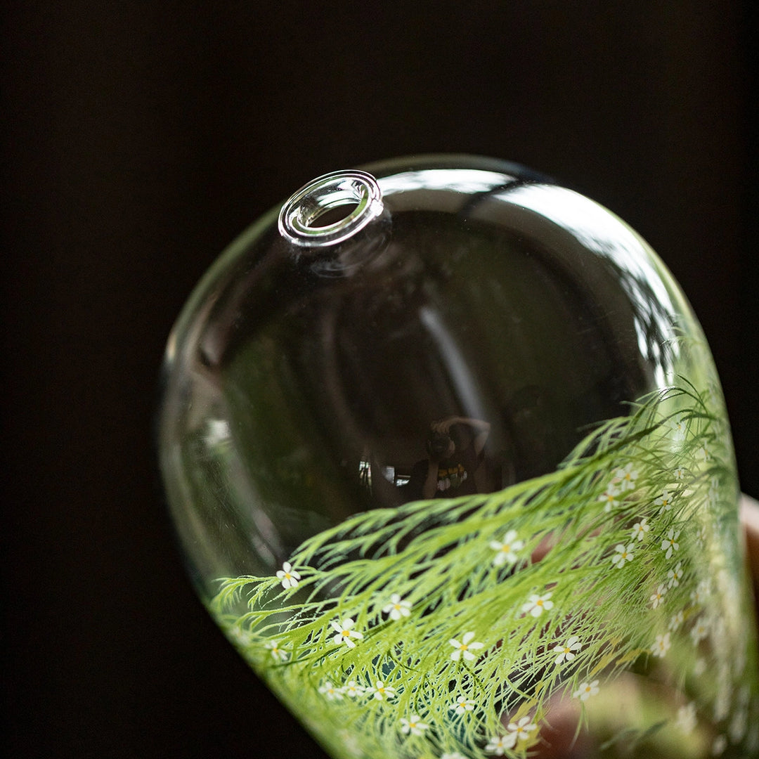 Spring Wildness Glass vase