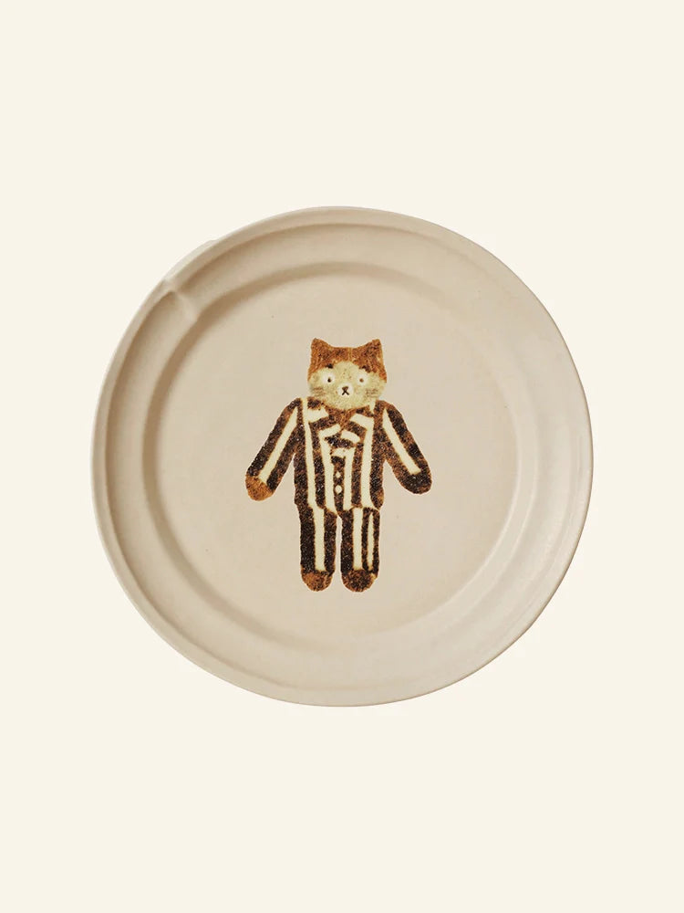 Animal Friends Ceramic Plate - TRLab Shop