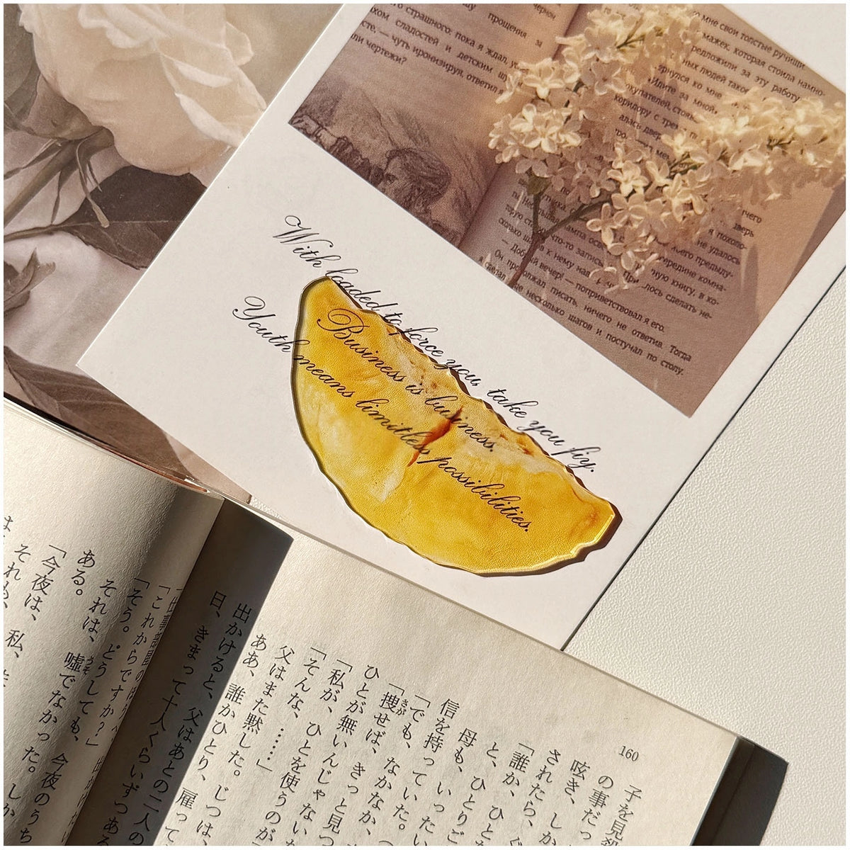 Translucent Fruit Acrylic Bookmark - TRLab Shop