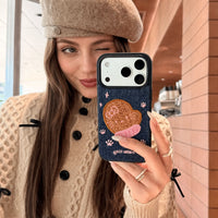 Embroidered Warm Cloak phone case from TRLab Shop, featuring detailed embroidery and a cozy, protective design for smartphones.