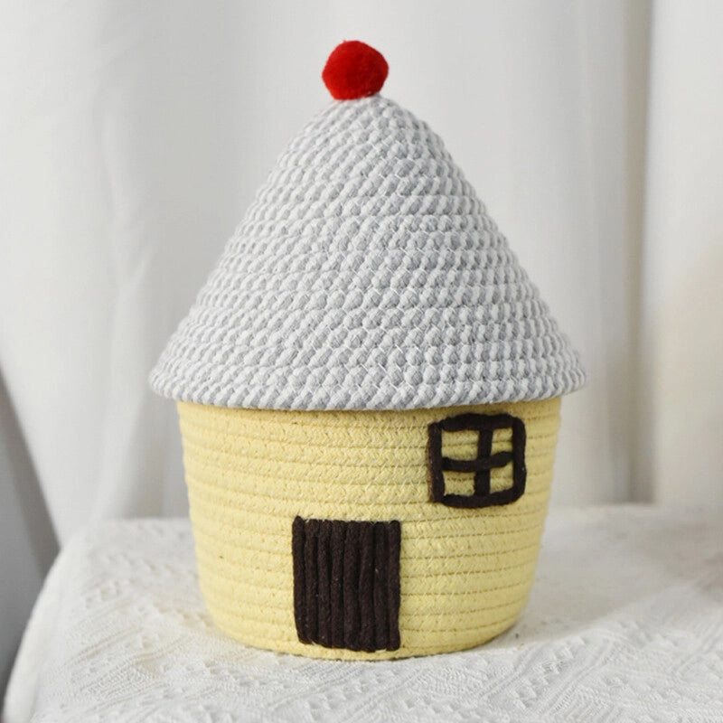 Fairytale Town Woven Rope Storage Basket - TRLab Shop