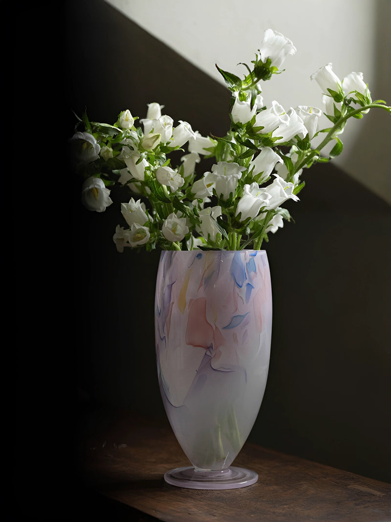 Luminous Fragment Glass Vase by TRLab Shop with a sleek, modern design and clear glass surface.