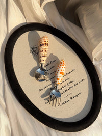 Natural Conch Stainless Steel Spoon & Fork