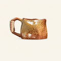 Ceramic mug with rope handle from TRLab Shop, featuring a smooth white surface and a sturdy, stylish design.