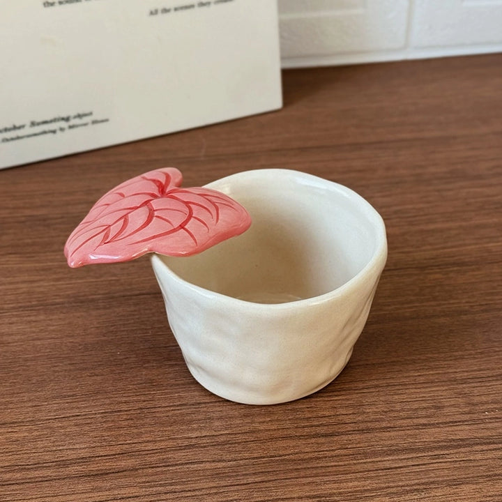 Ceramic Leaf Handle Cup - TRLab Shop