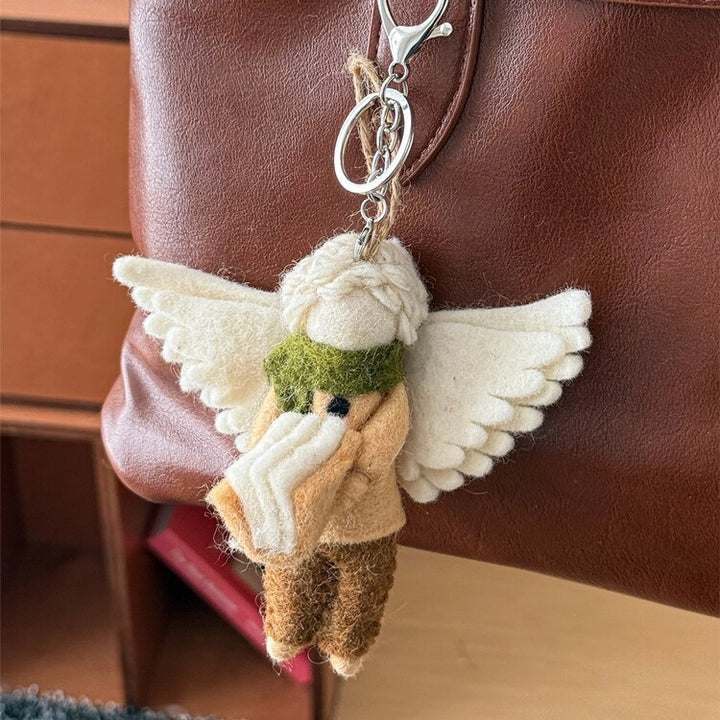 Felted Book-Bound Angel Charm - TRLab Shop