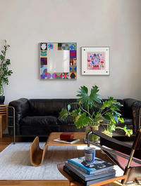 Celestial Moonlight Garden Mirror Wall Art