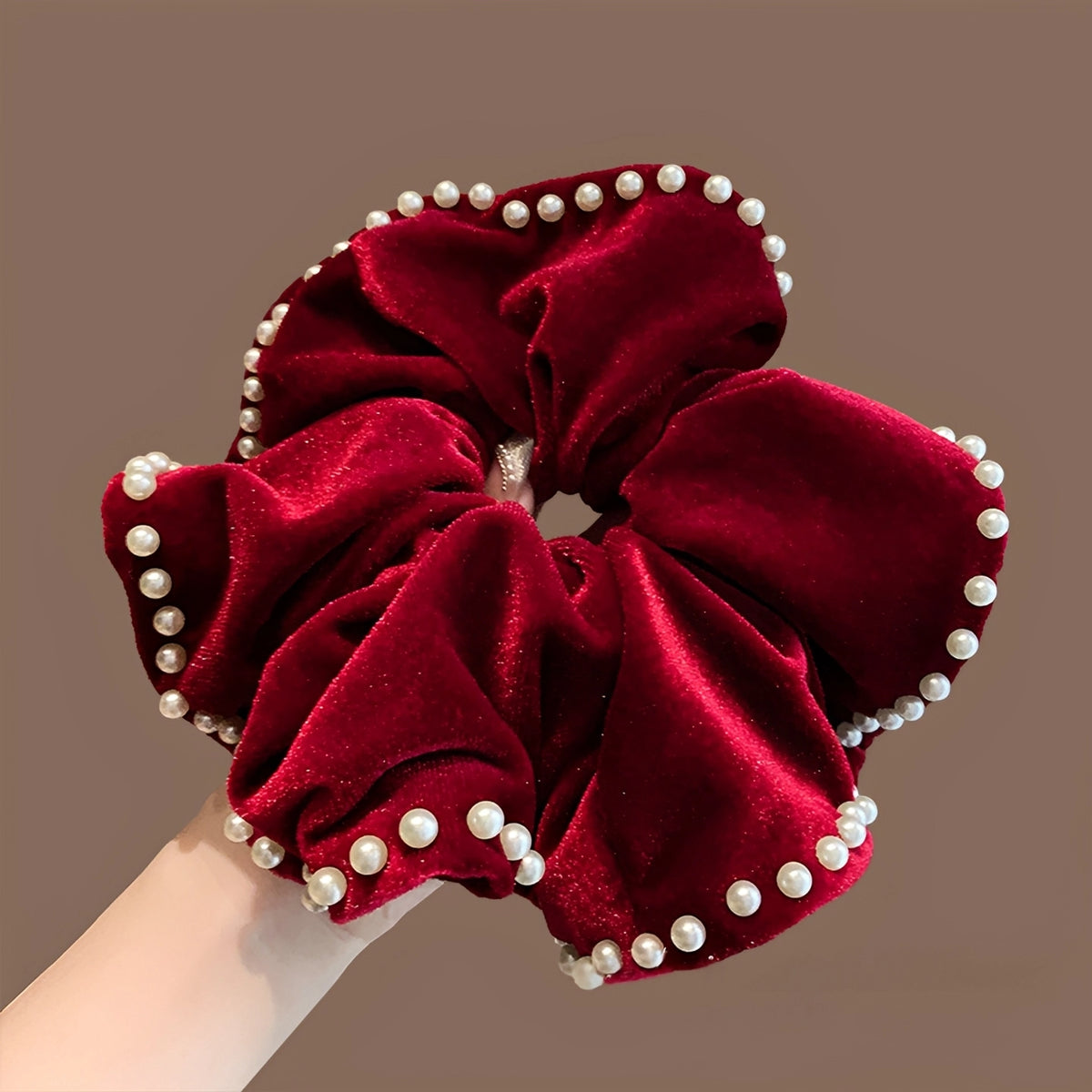 Nocturnal Feast Wavy Hem Scrunchie - TRLab Shop