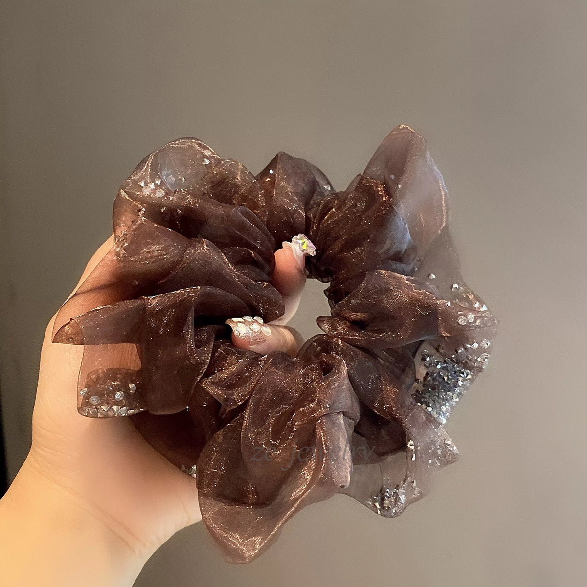 Pocketful starlight Wavy Hem Scrunchie - TRLab Shop
