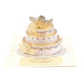 Birthday Cake 3D Pop Up Paper Art Greeting Card