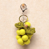 Felted Verdant Grapes Charm - TRLab Shop