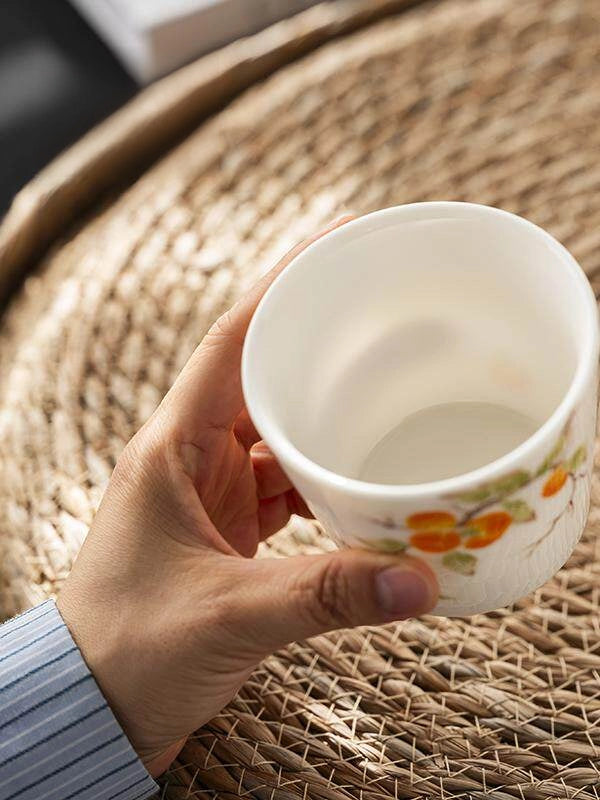 Osmanthus & Persimmons Ceramic Tumbler